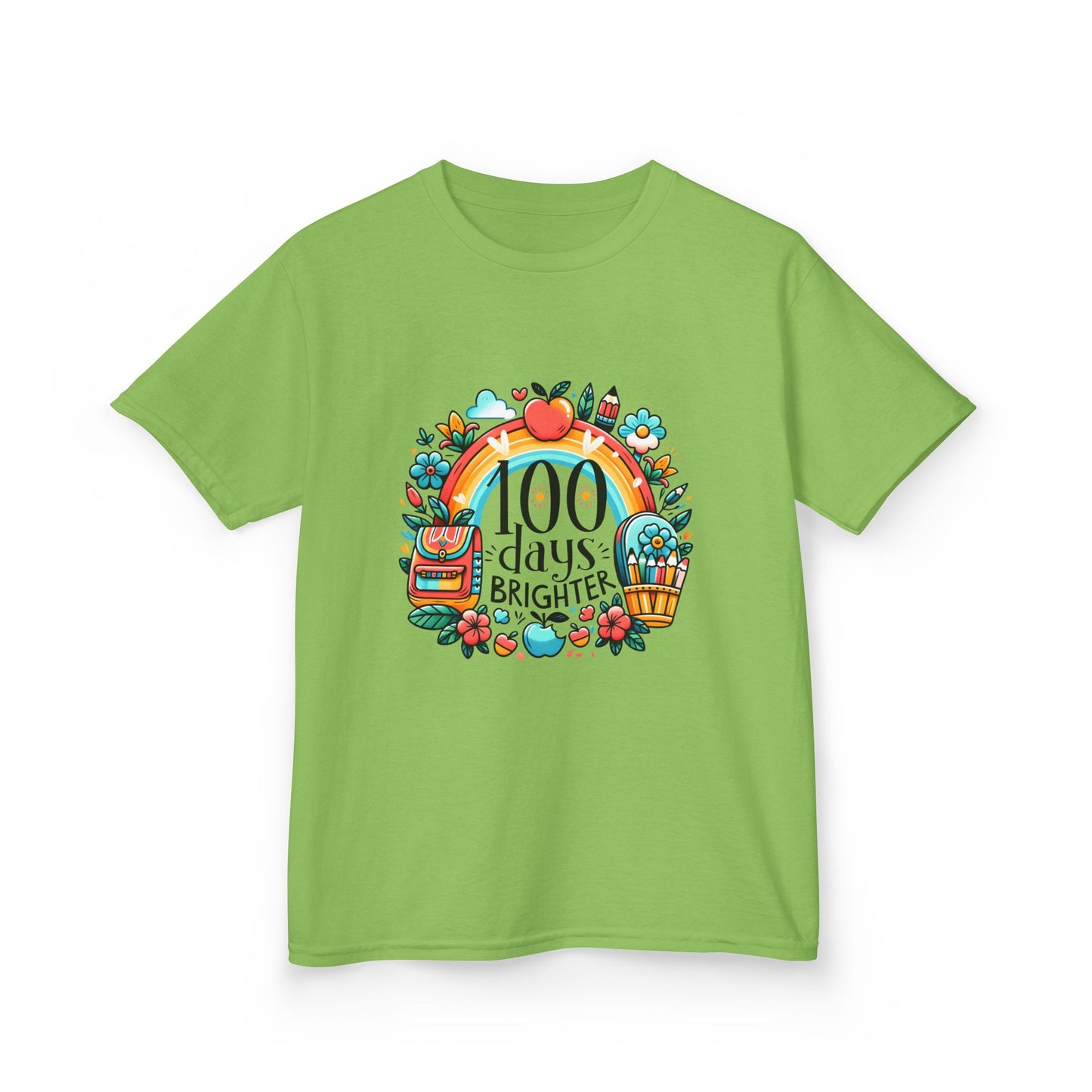 "100 Days Brighter" Children's Heavy Cotton Tee