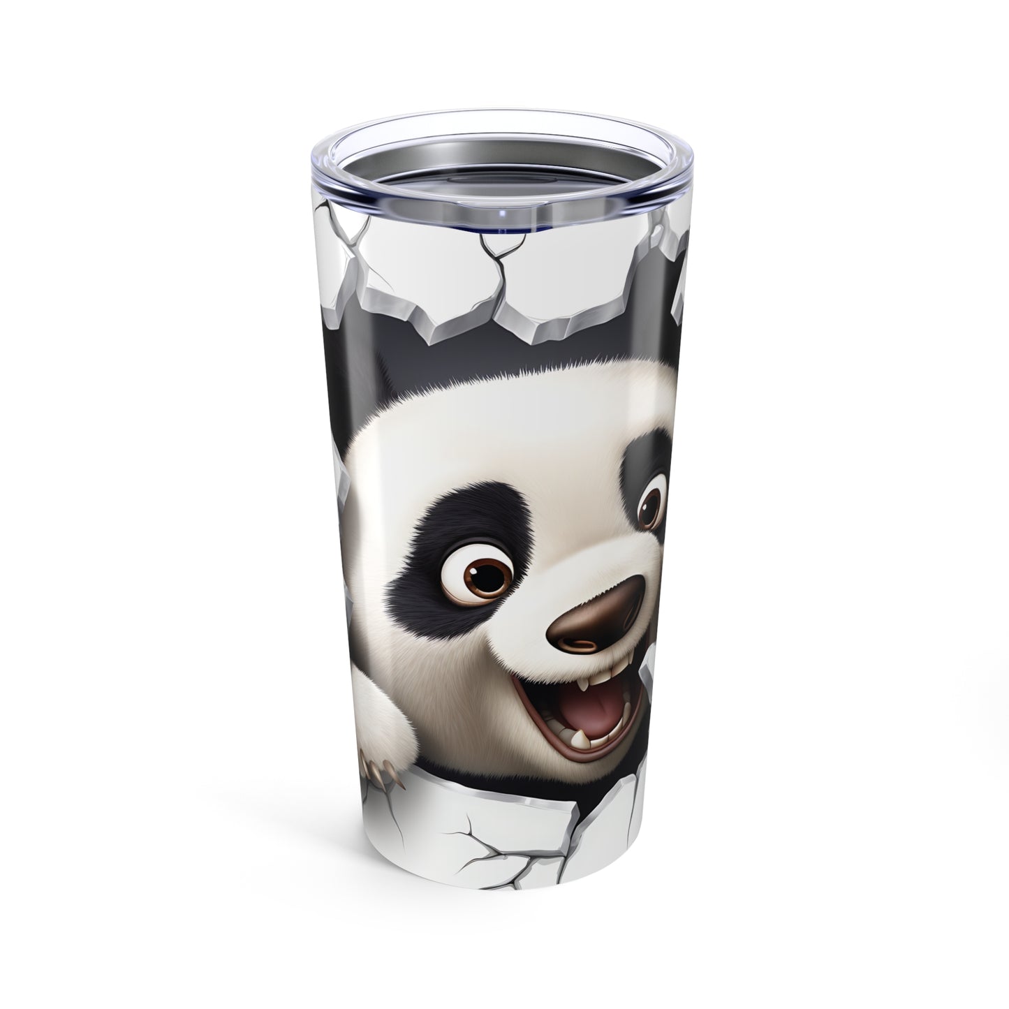 Break-Through Panda 20oz Tumbler