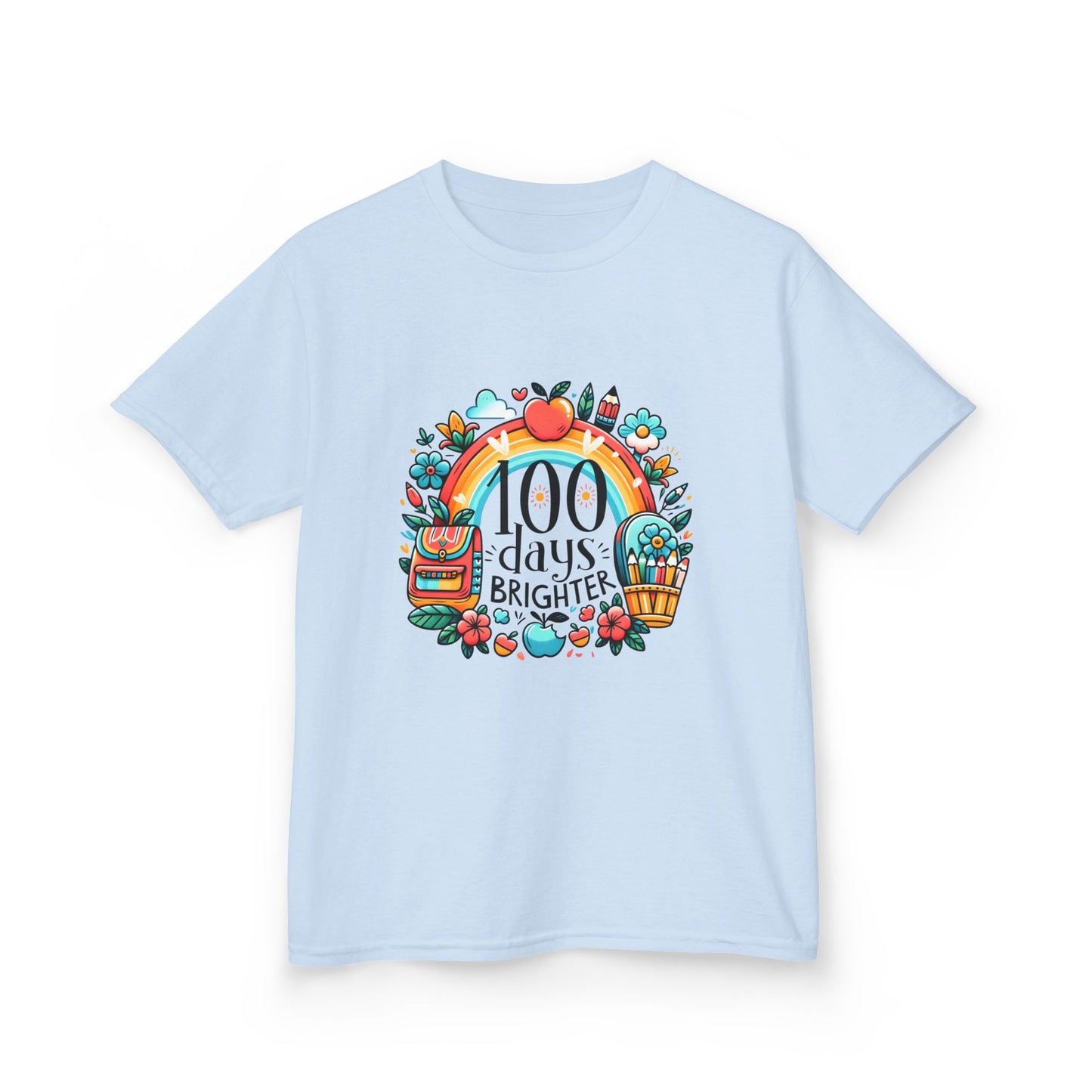 "100 Days Brighter" Children's Heavy Cotton Tee