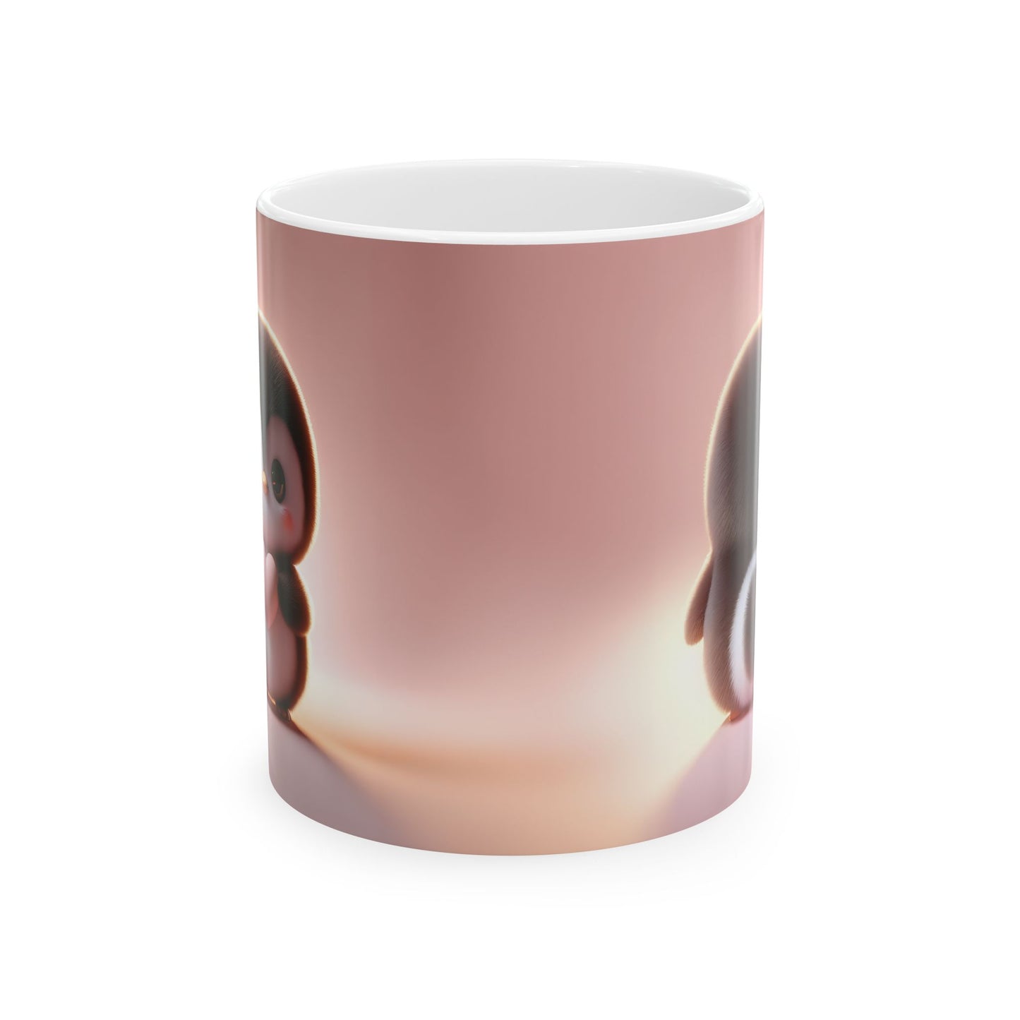 Valentine's Penguin Ceramic Mug