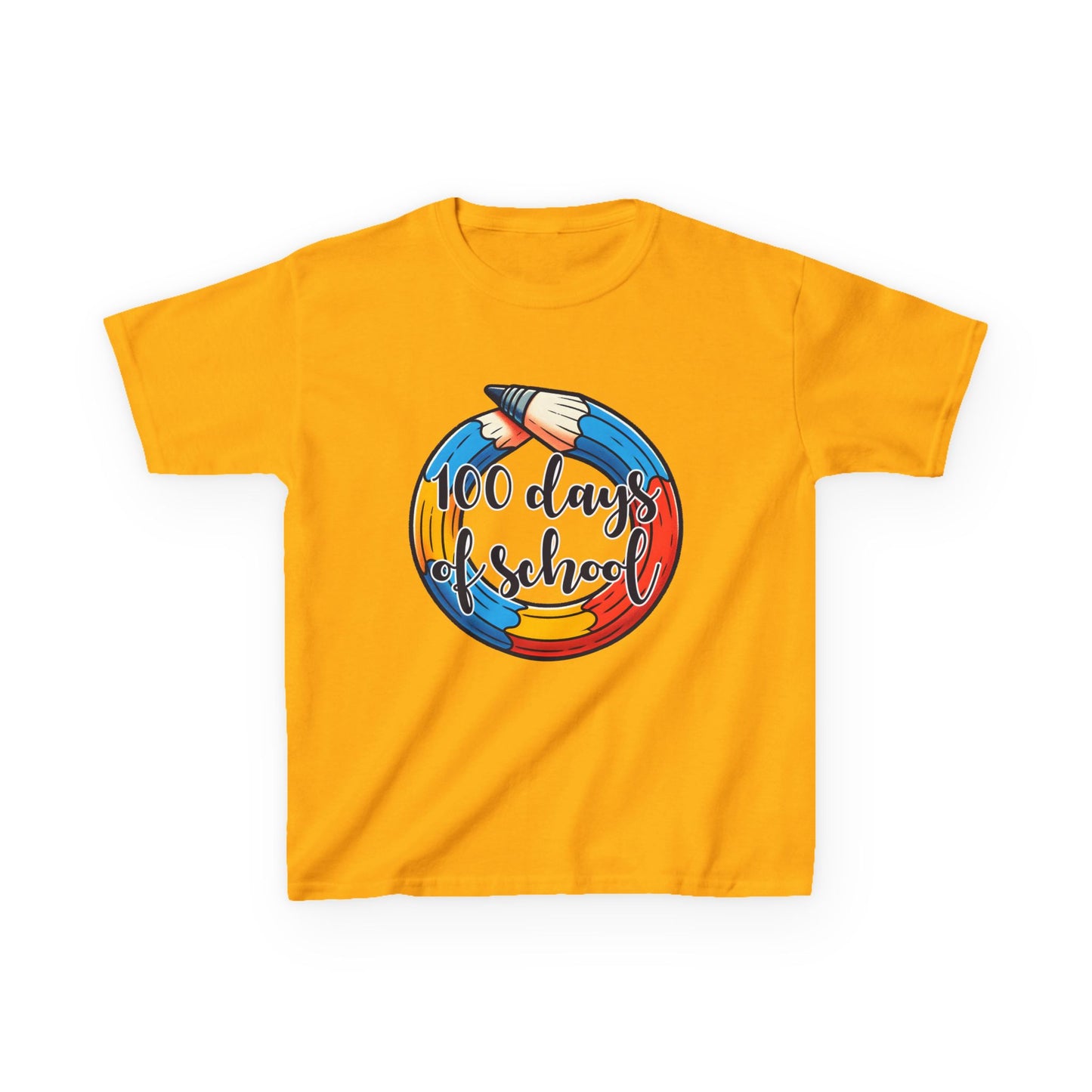 "100 Days of School" Children's Heavy Cotton Tee