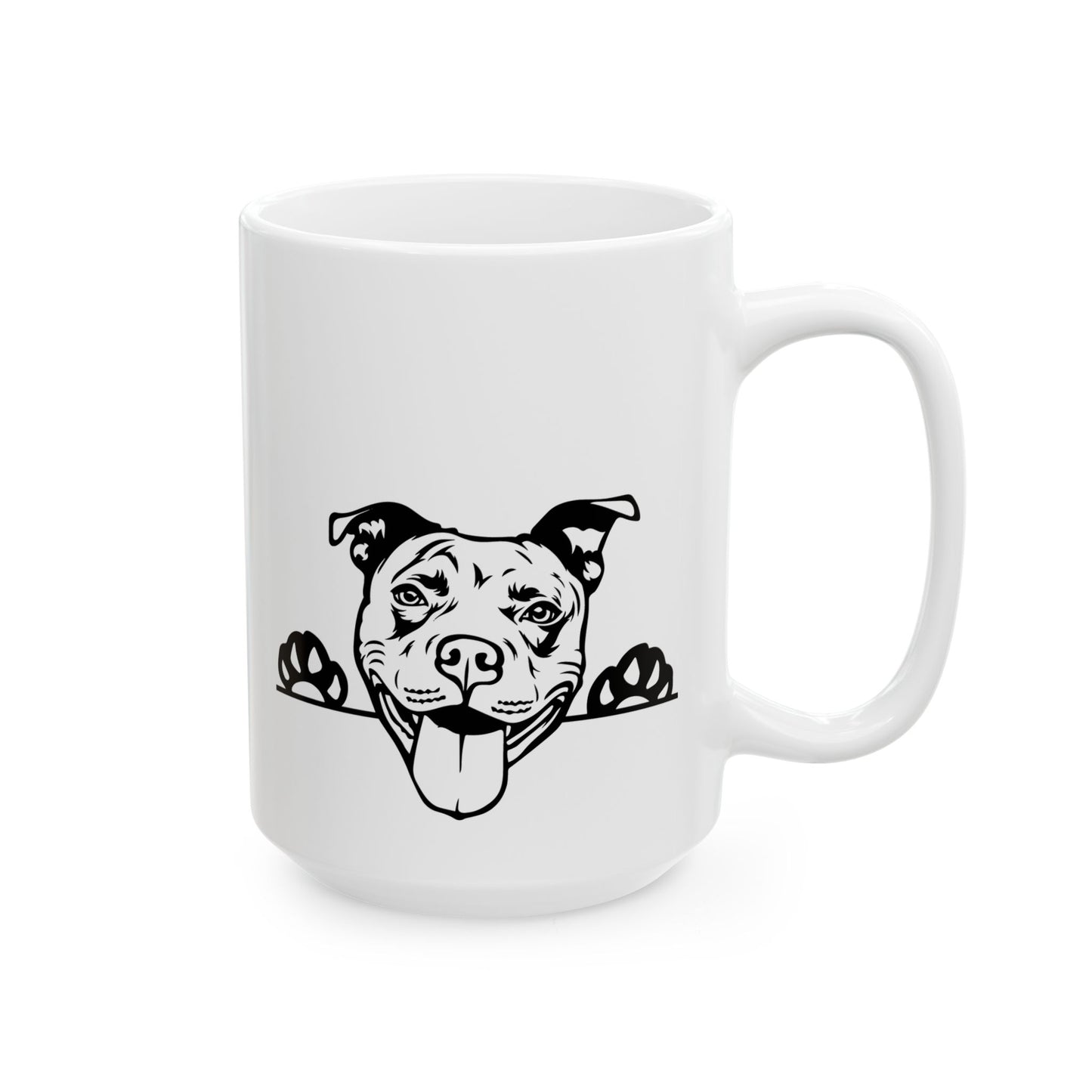 Dog Lover's Ceramic Mug - Pit Bull