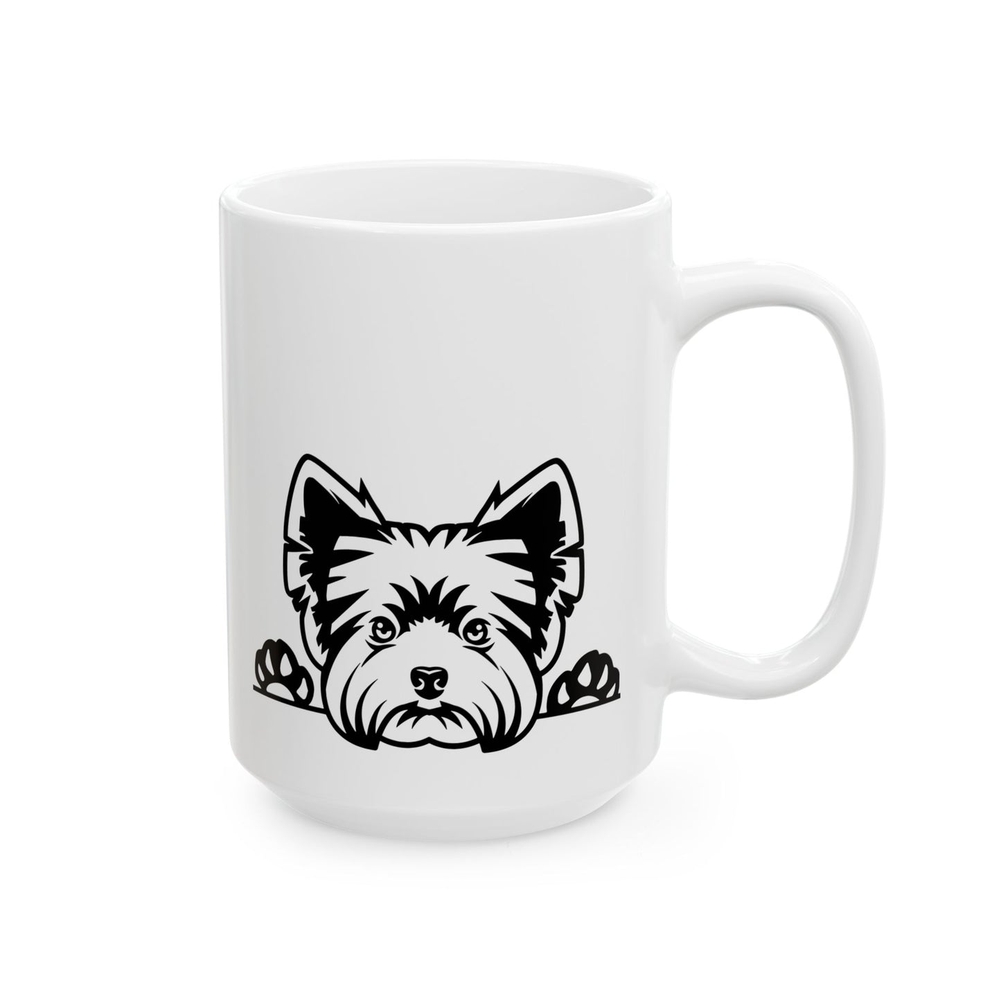Dog Lover's Ceramic Mug - Yorkshire Terrier