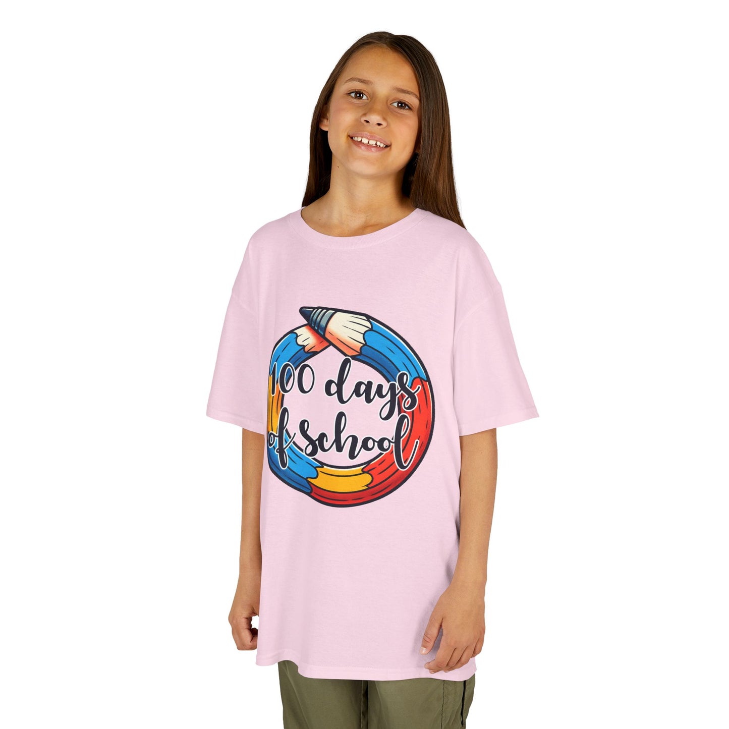 "100 Days of School" Children's Heavy Cotton Tee