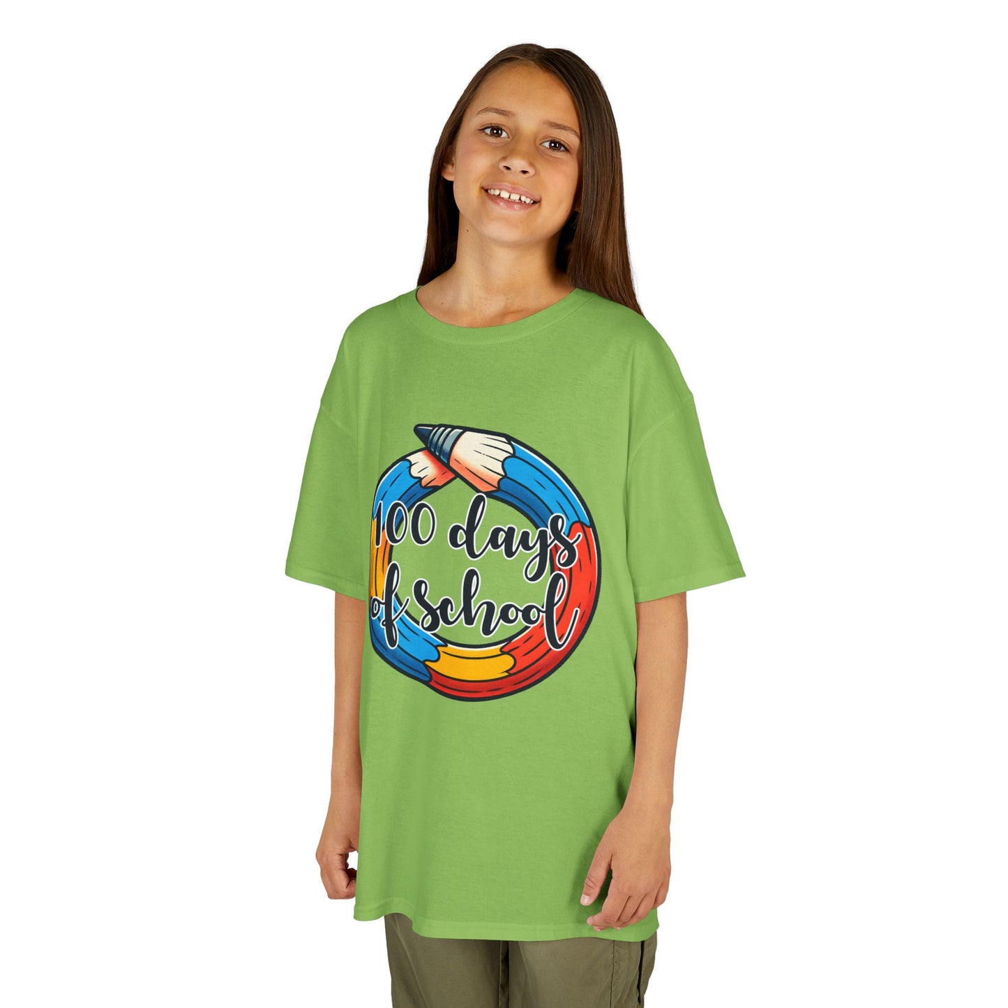 "100 Days of School" Children's Heavy Cotton Tee