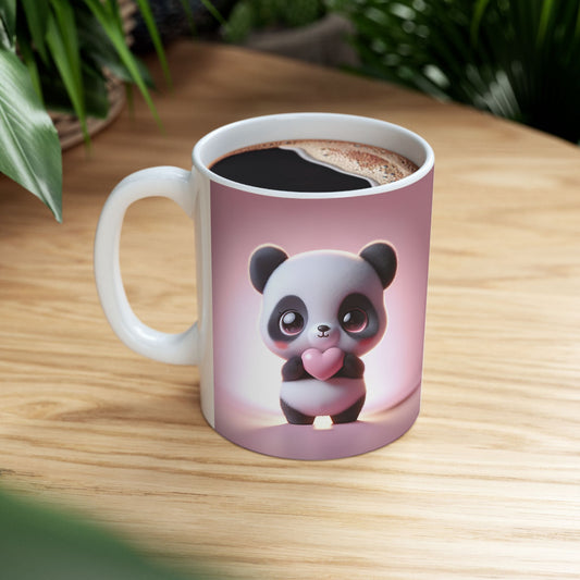 Valentine's Panda Ceramic Mug