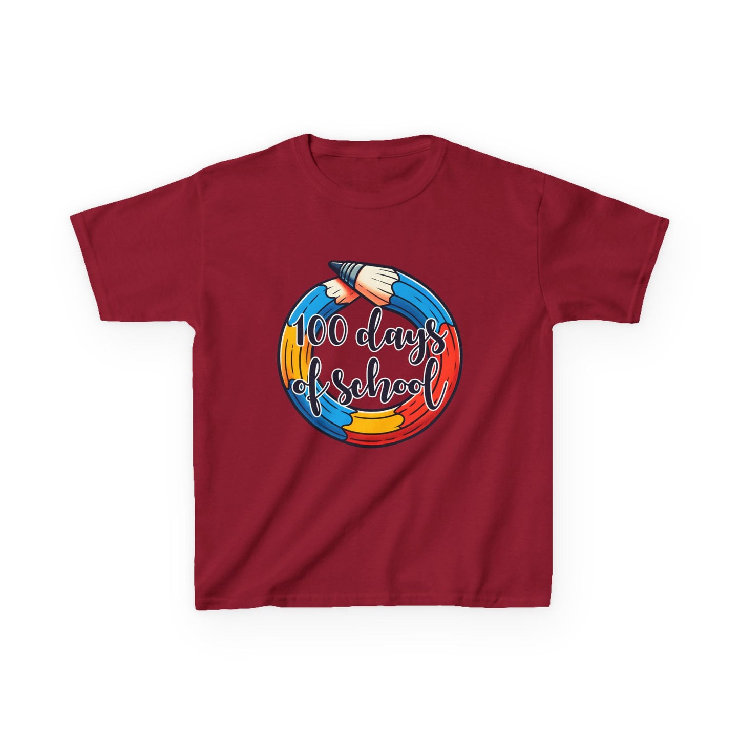 "100 Days of School" Children's Heavy Cotton Tee