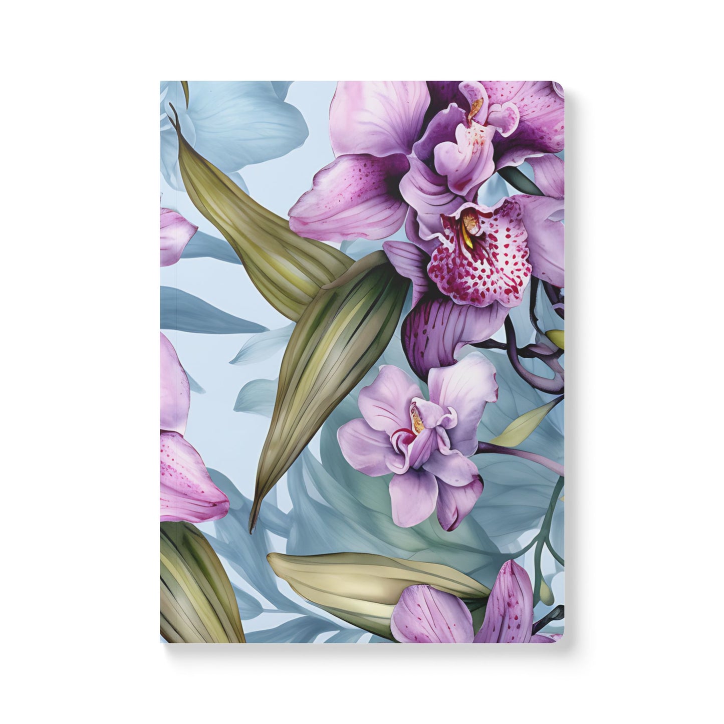 Purple Orchid Floral Journal