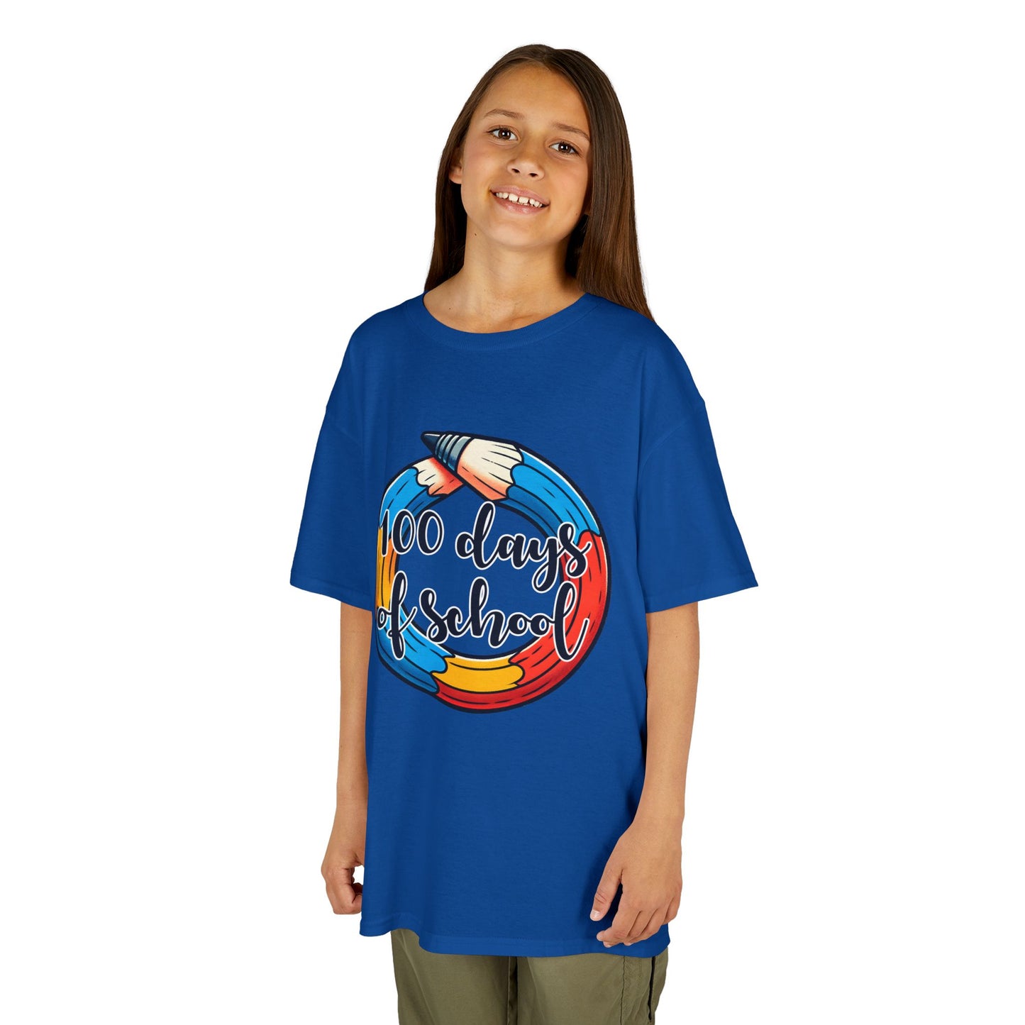 "100 Days of School" Children's Heavy Cotton Tee