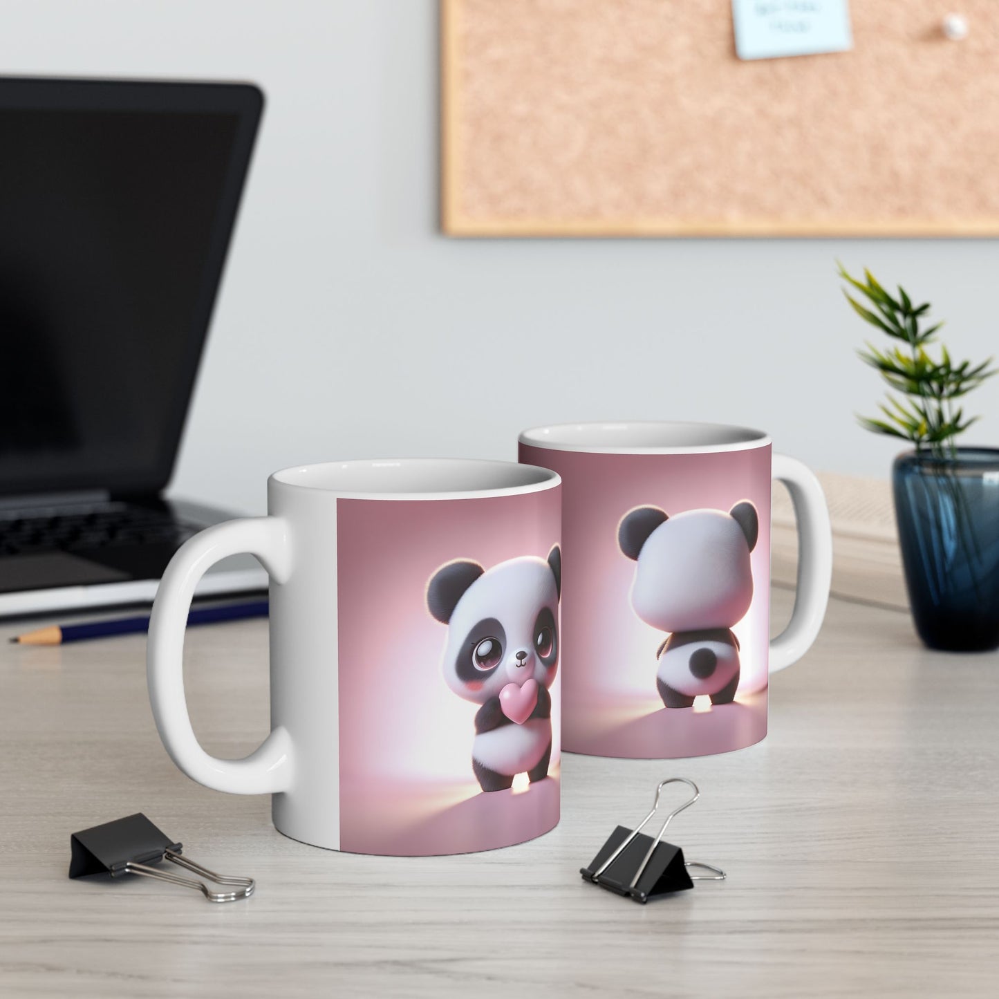 Valentine's Panda Ceramic Mug