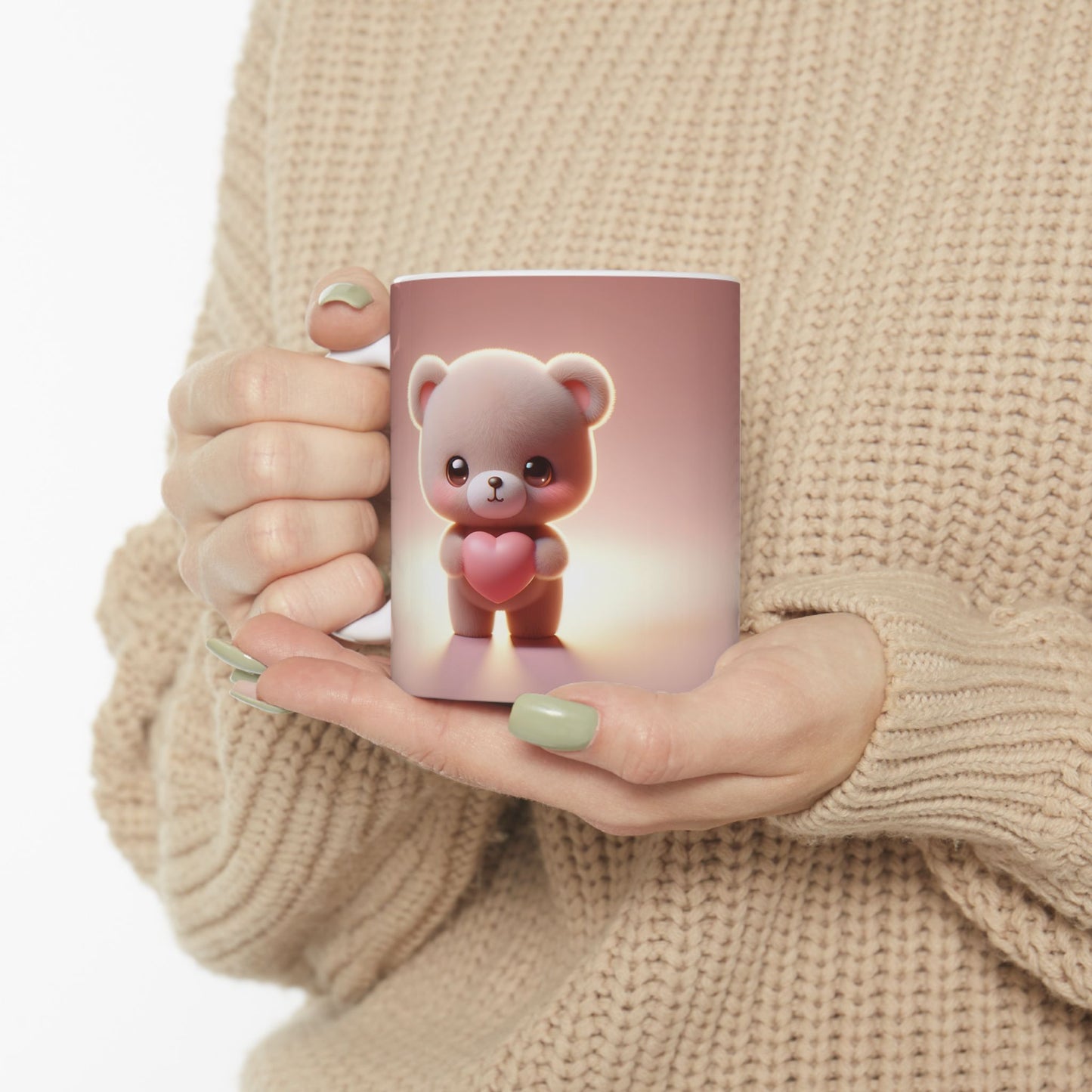 Valentine's Teddy Bear Ceramic Mug