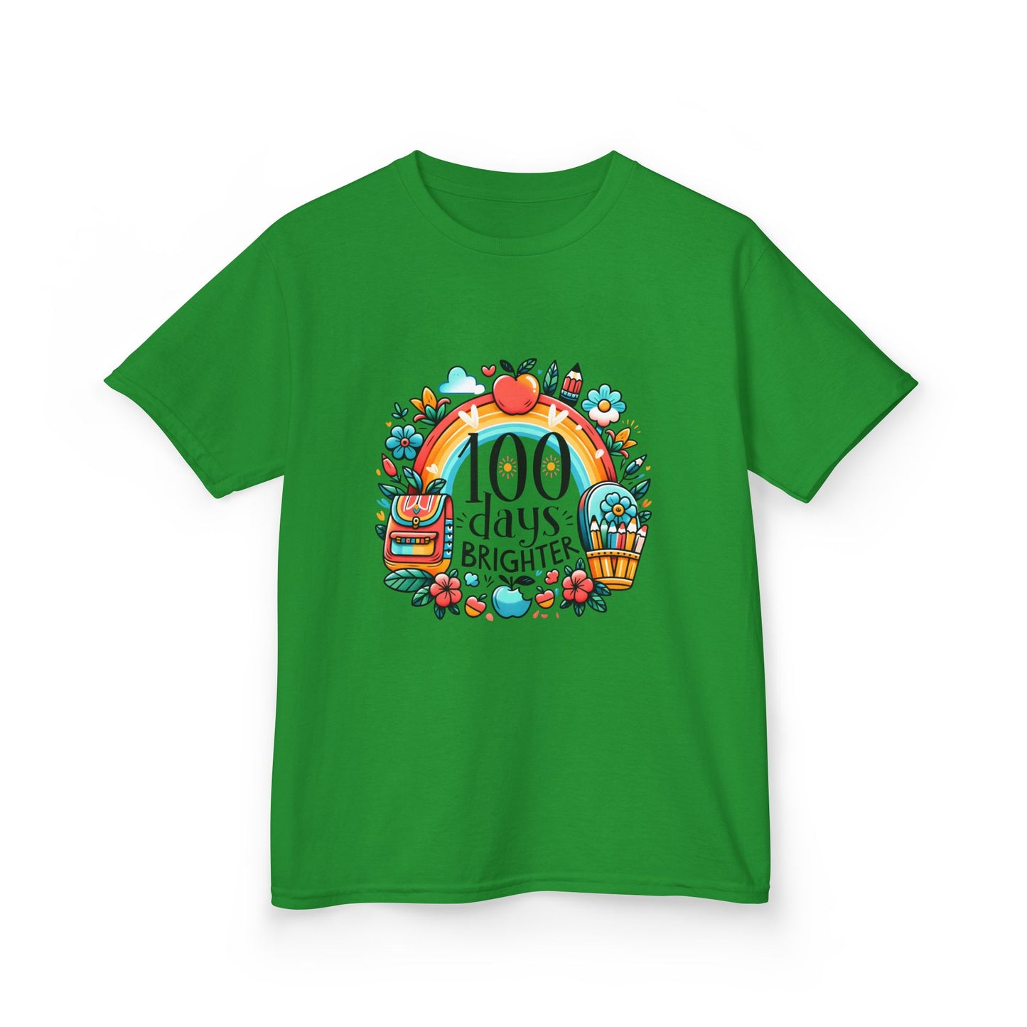 "100 Days Brighter" Children's Heavy Cotton Tee