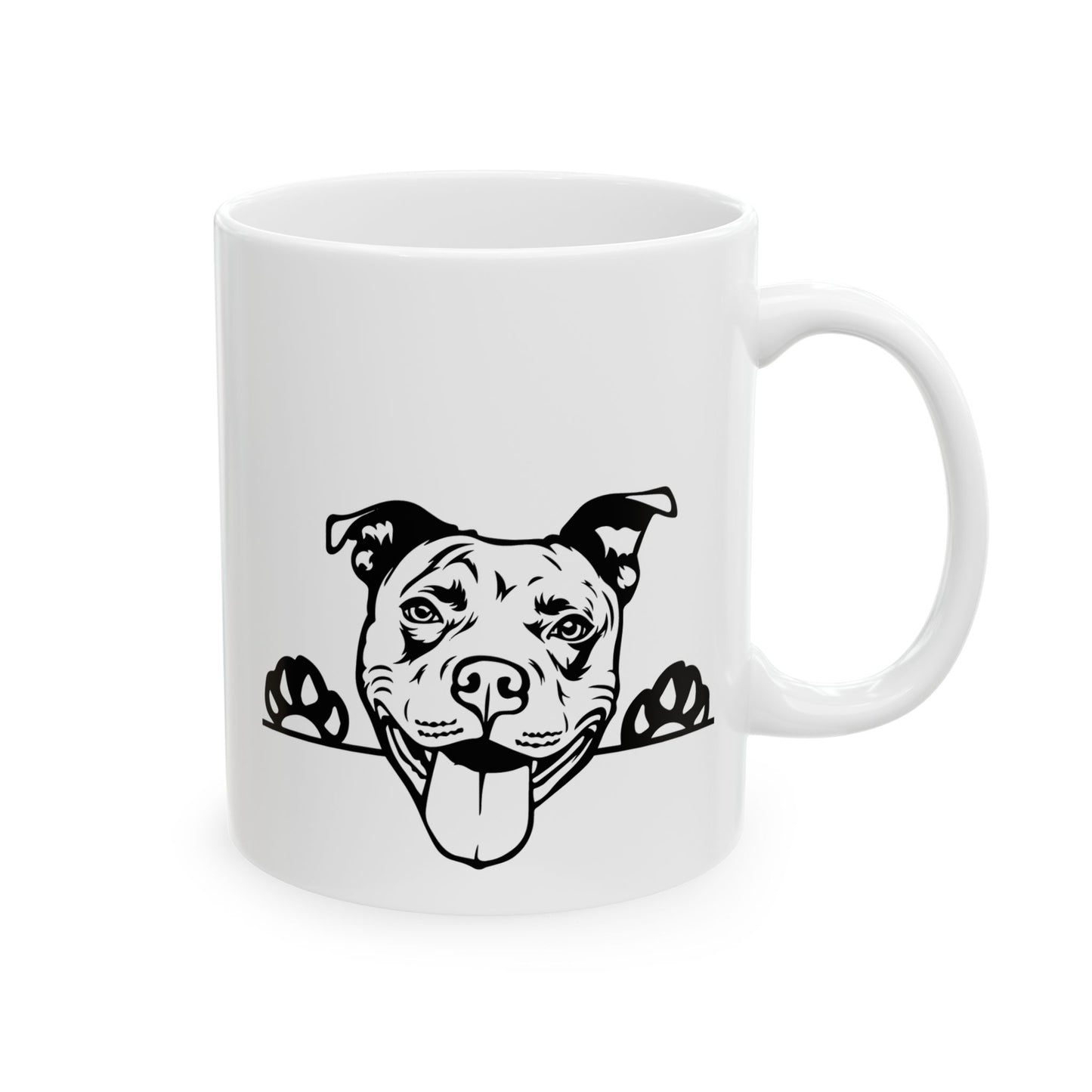 Dog Lover's Ceramic Mug - Pit Bull
