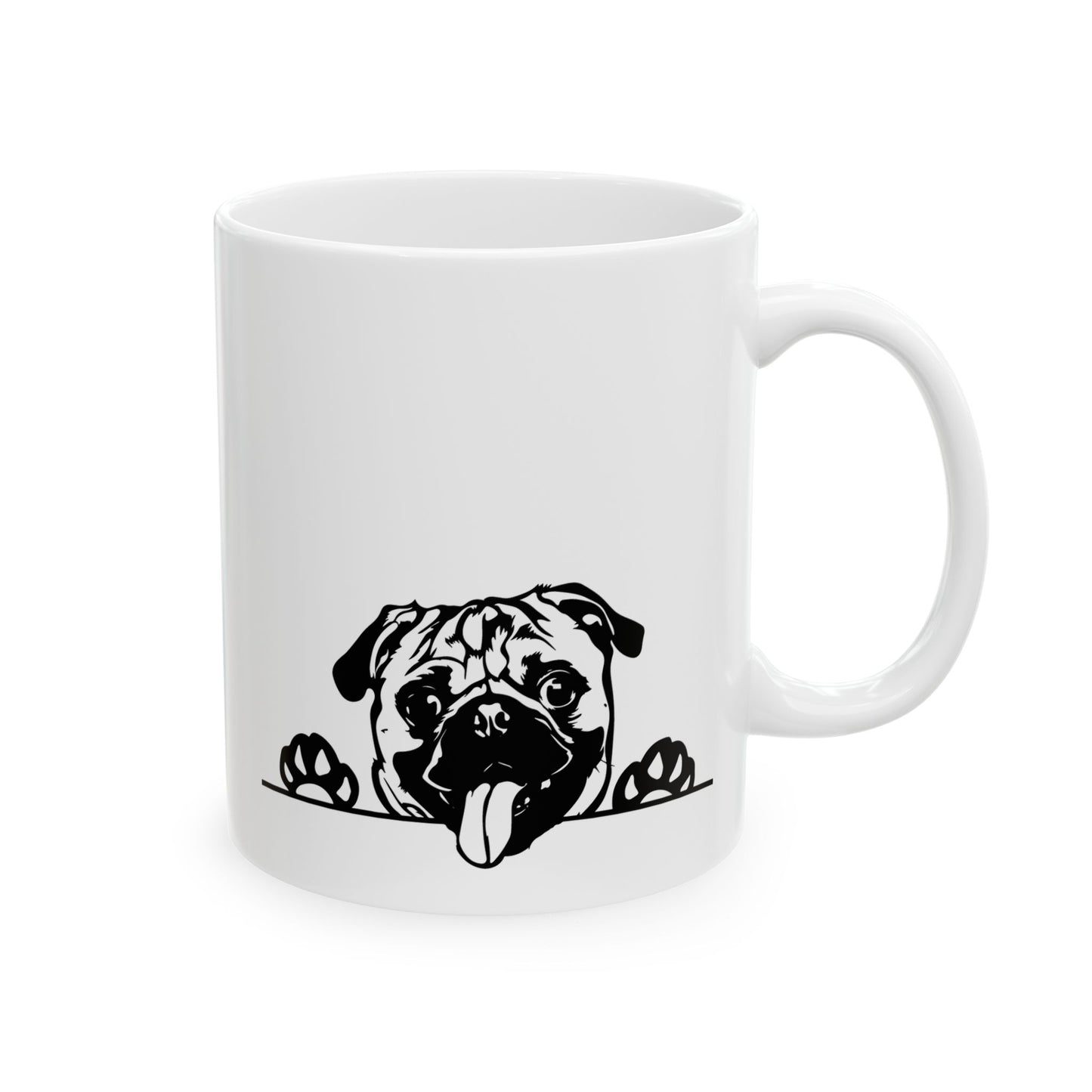 Dog Lover's Ceramic Mug - Pug