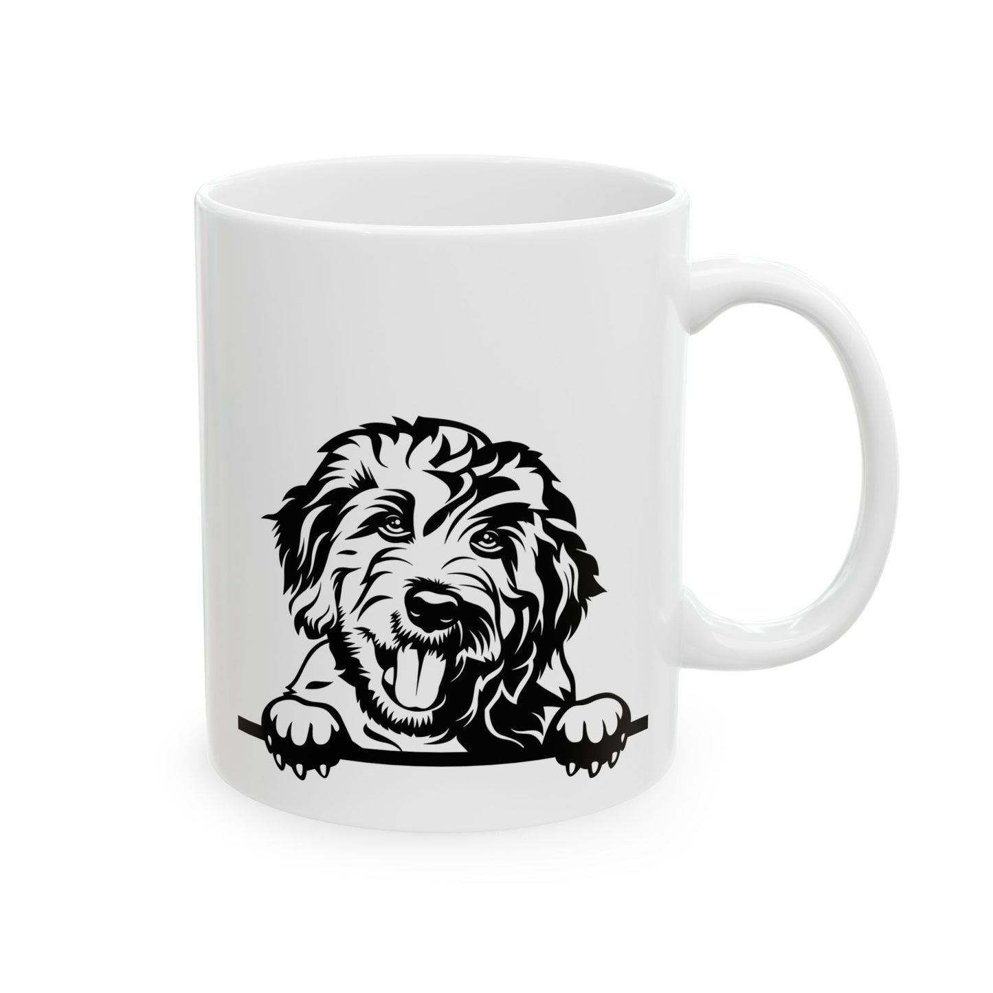 Dog Lover's Ceramic Mug - Goldendoodle