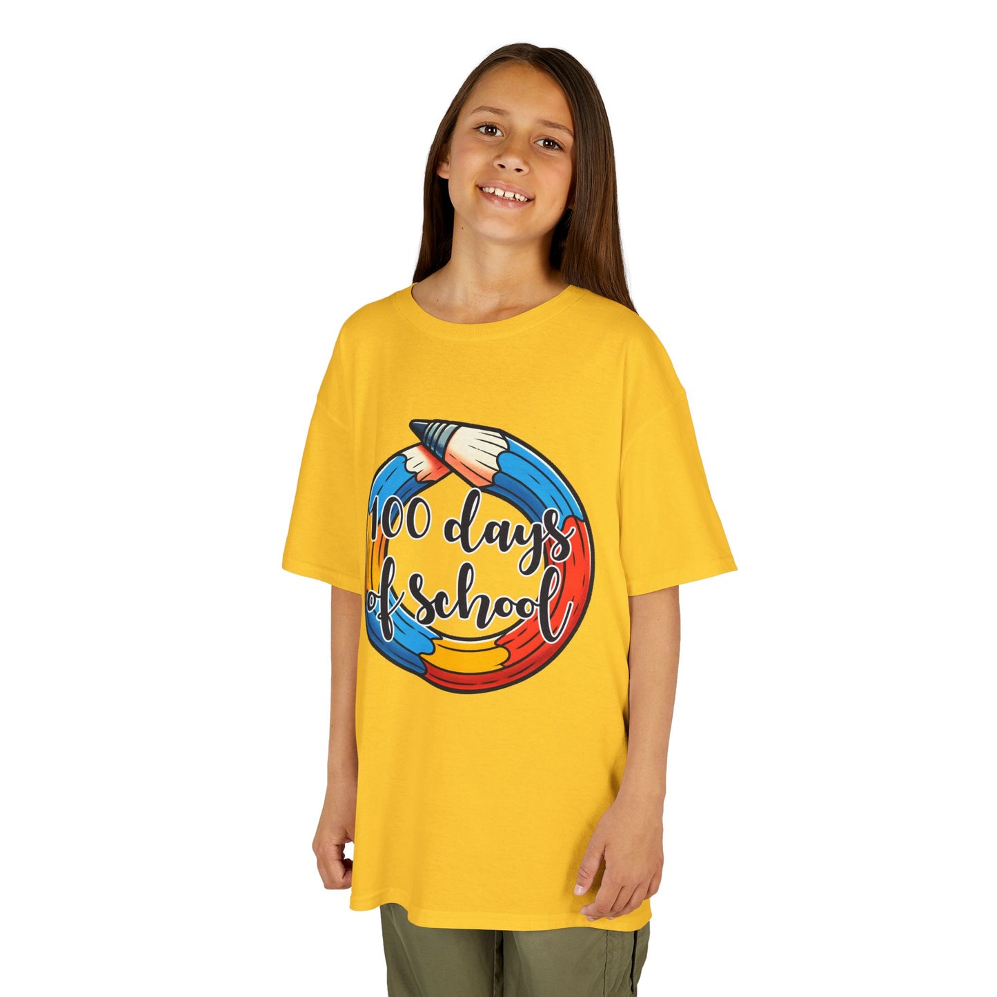 "100 Days of School" Children's Heavy Cotton Tee