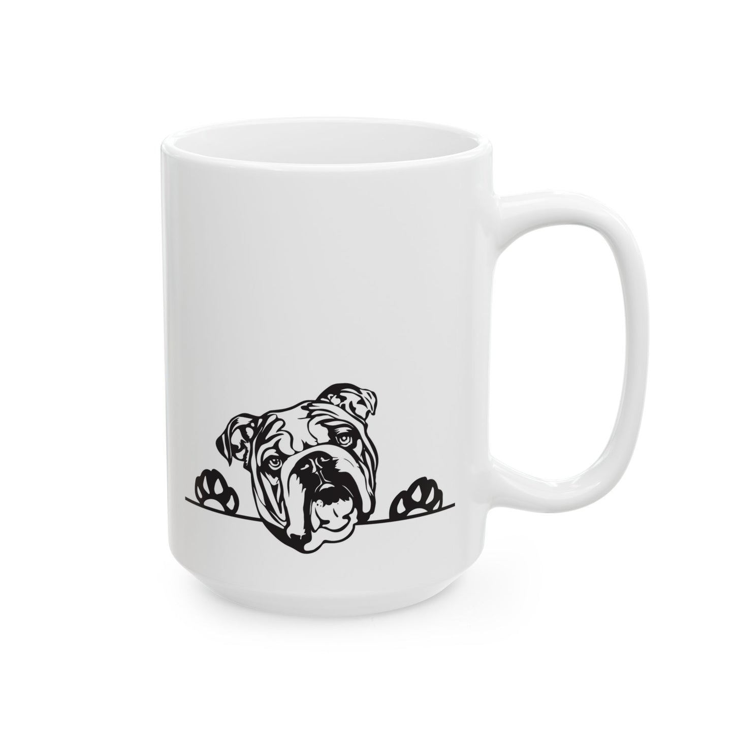 Dog Lover's Ceramic Mug - English Bulldog