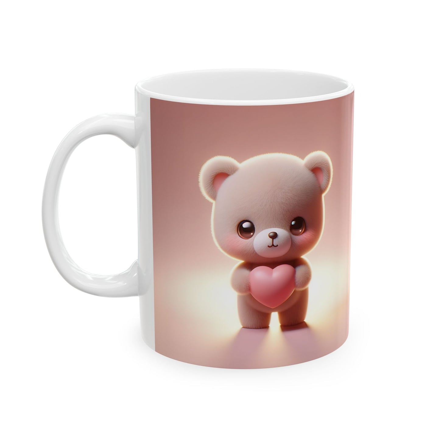 Valentine's Teddy Bear Ceramic Mug