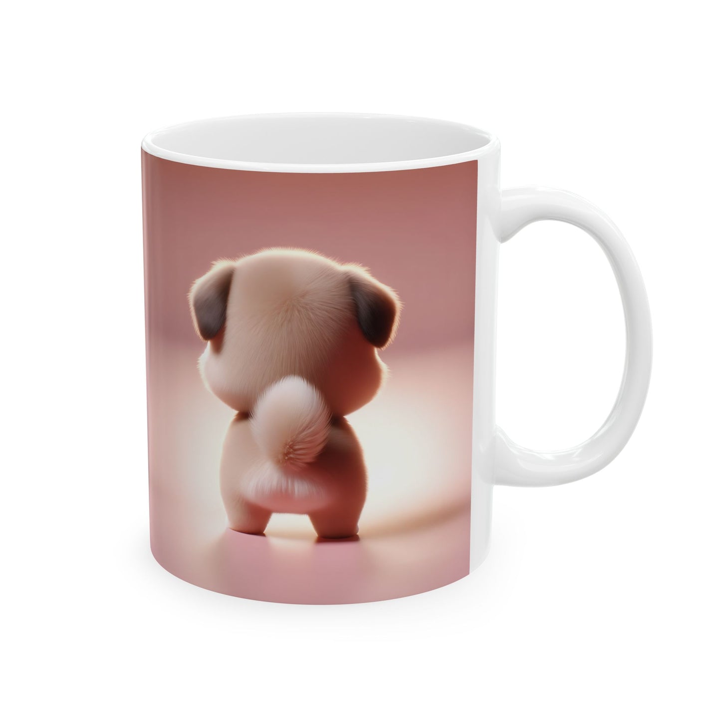 Valentine's Puppy Ceramic Mug