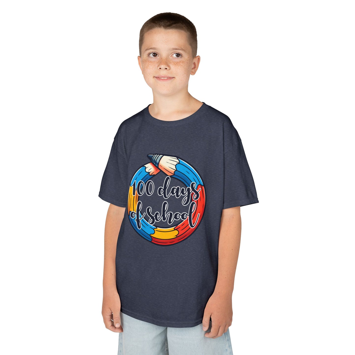 "100 Days of School" Children's Heavy Cotton Tee
