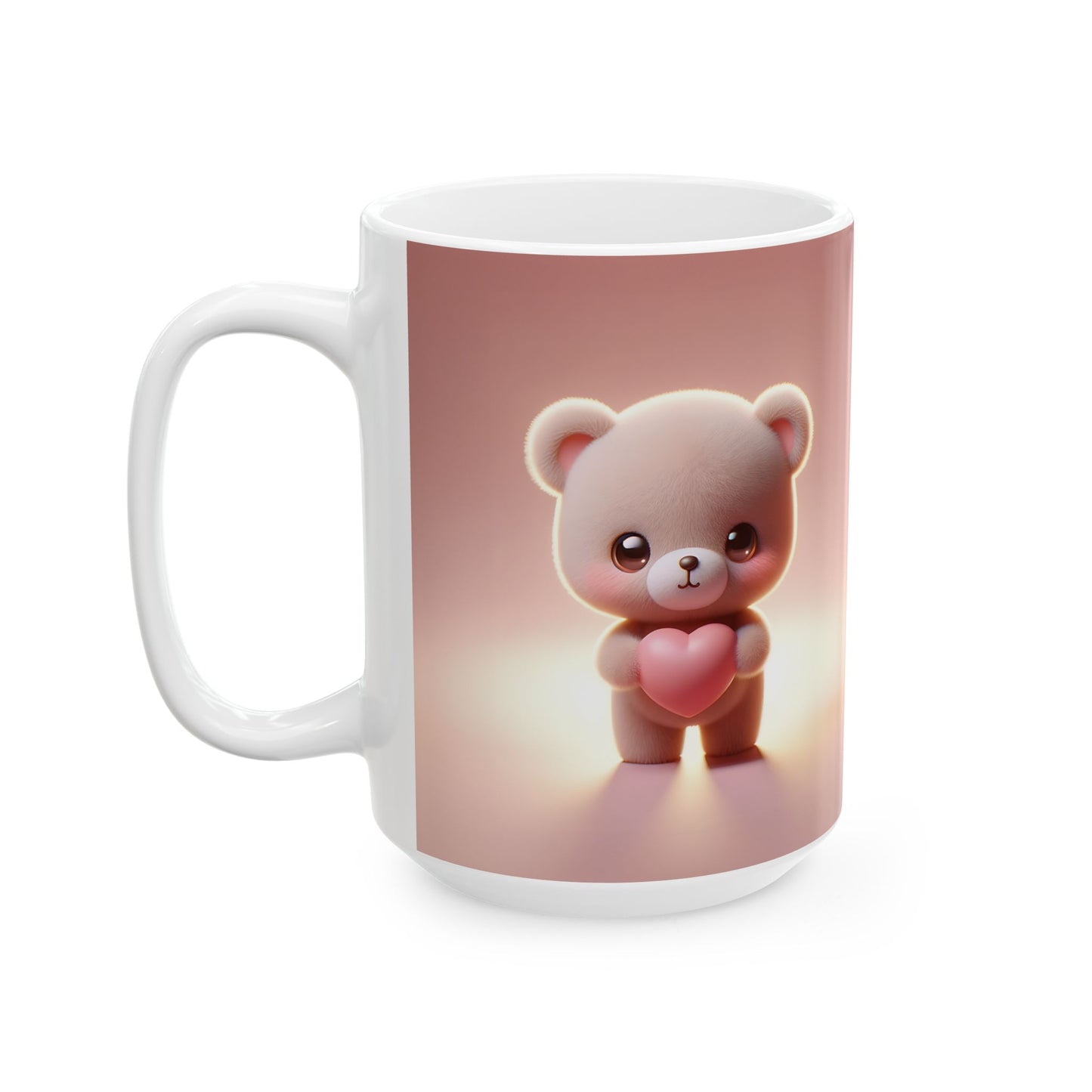 Valentine's Teddy Bear Ceramic Mug