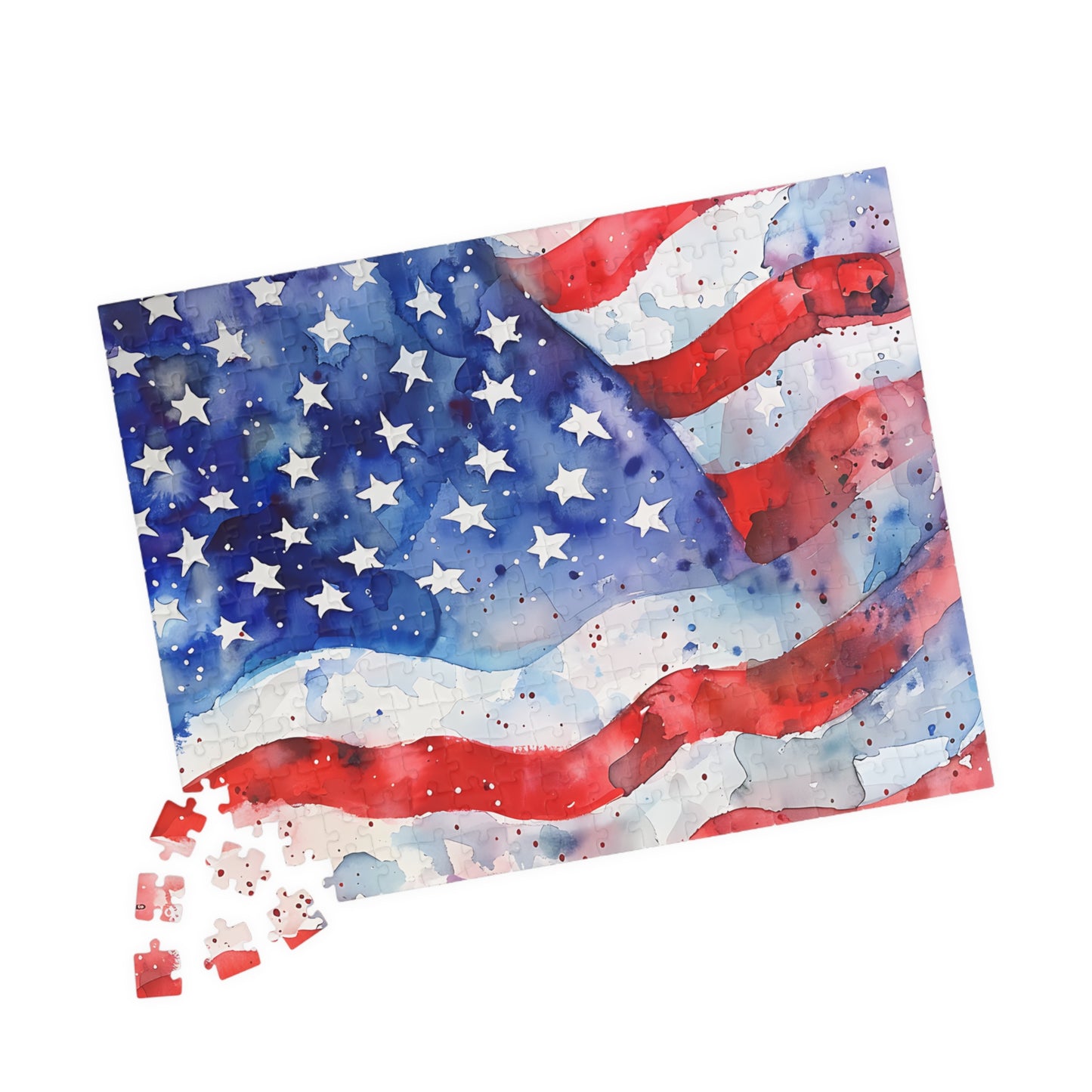 Patriotic Puzzle - American Flag Design, 110-1014 Pieces