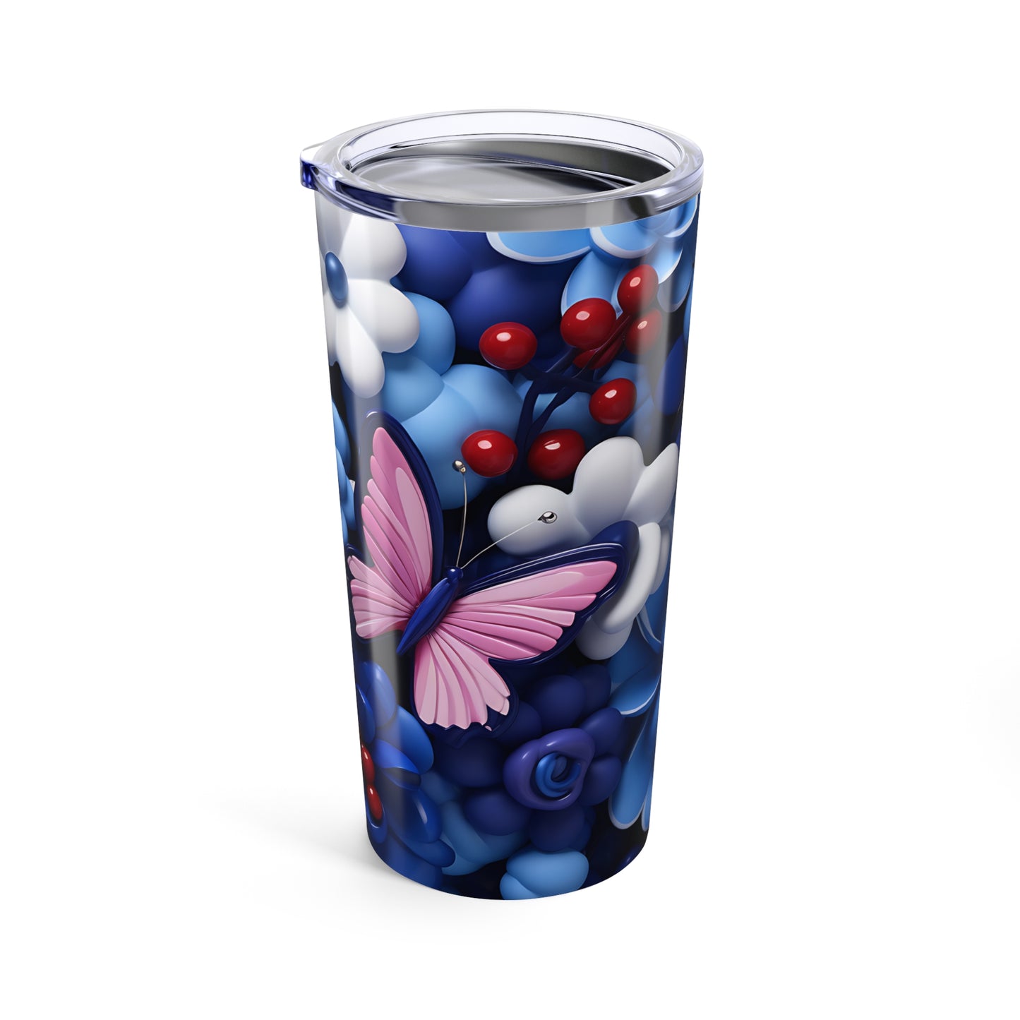 BlueBerry Butterfly 20oz Tumbler