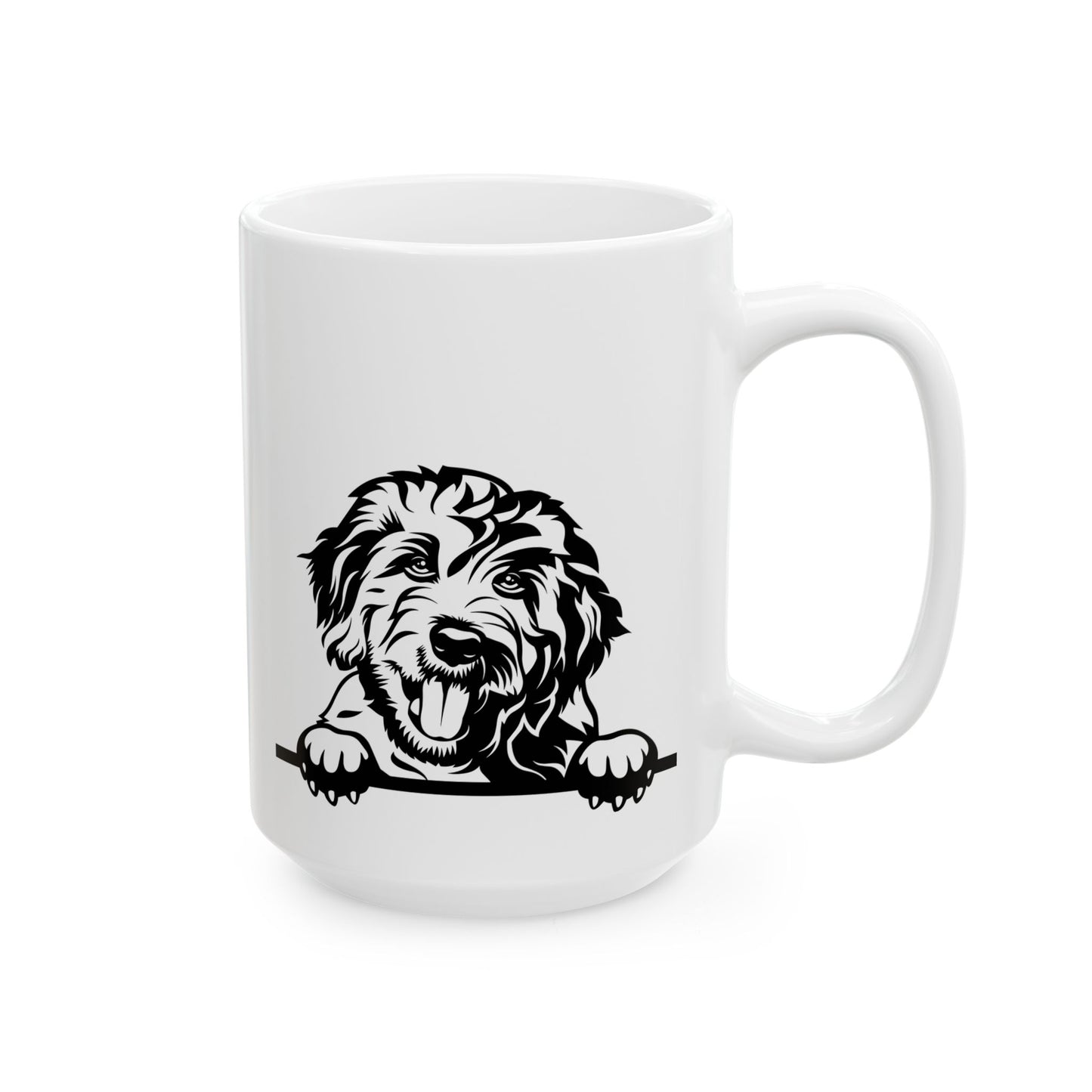 Dog Lover's Ceramic Mug - Goldendoodle