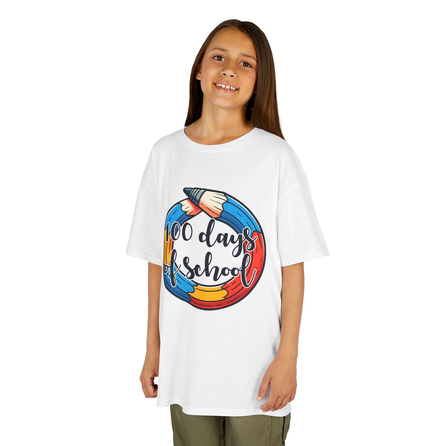 "100 Days of School" Children's Heavy Cotton Tee
