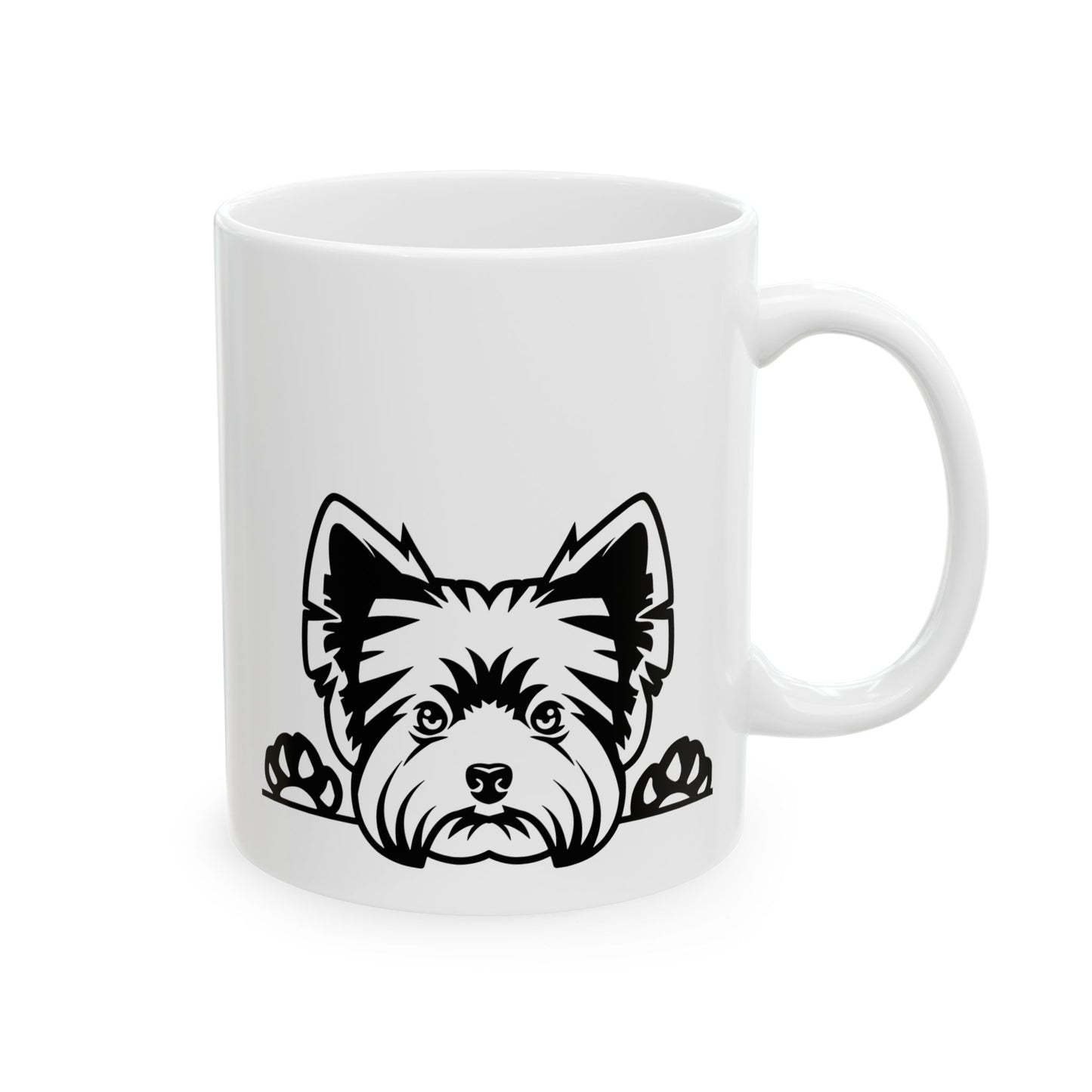 Dog Lover's Ceramic Mug - Yorkshire Terrier